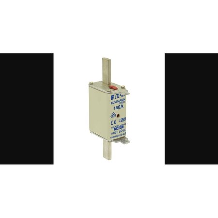 EATON BUSSMANN Inline Fuse, NHG Series, 100A, 400V AC, Square 100NHG01B-400